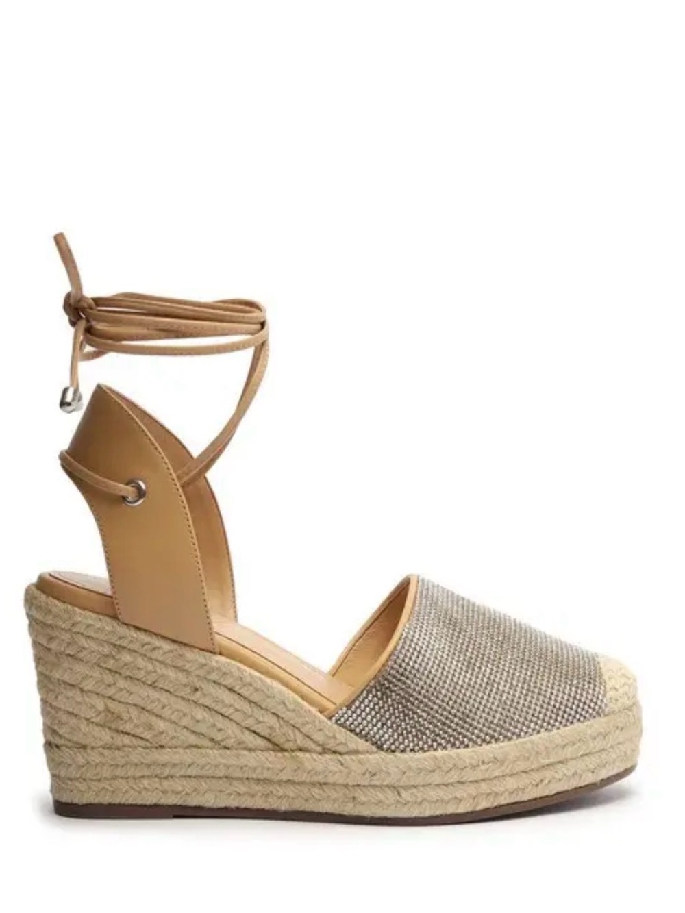 SCHUTZ Celinah Nappa Leather Espadrille